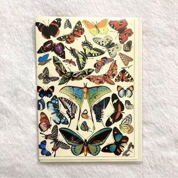 Madame Treacle Lot 3 Blank Greeting Cards Butterflies Print Vintage Collection - Picture 5 of 9